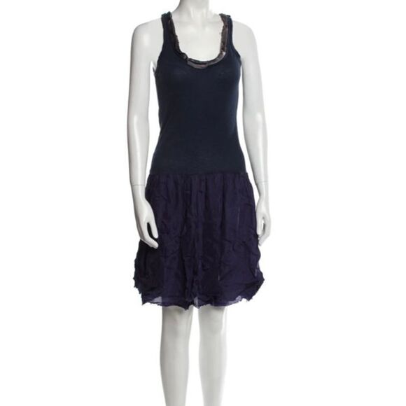 Sacai Luck Scoop Neck Knee-Length Dress - Picture 5 of 7